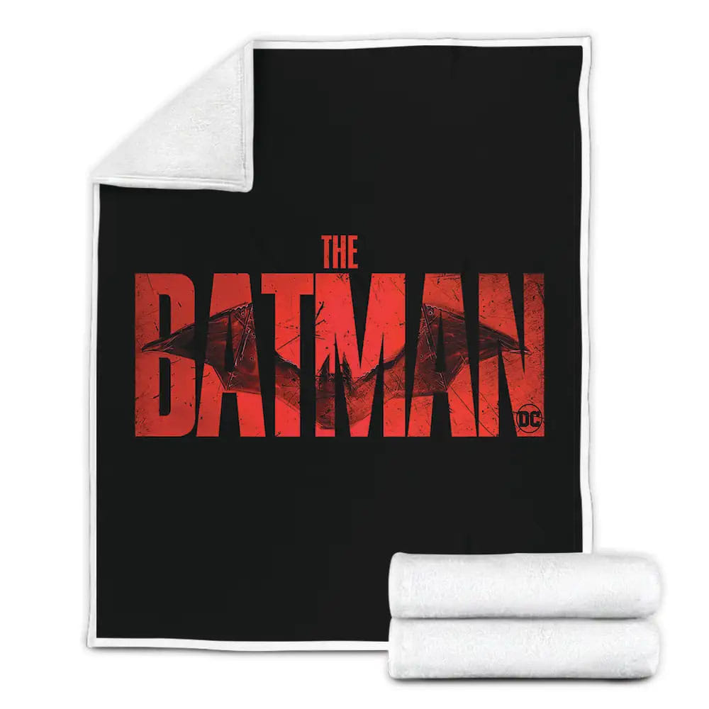 The Batman Movie Poster Fleece Blanket Gift For Wife Husband Besties