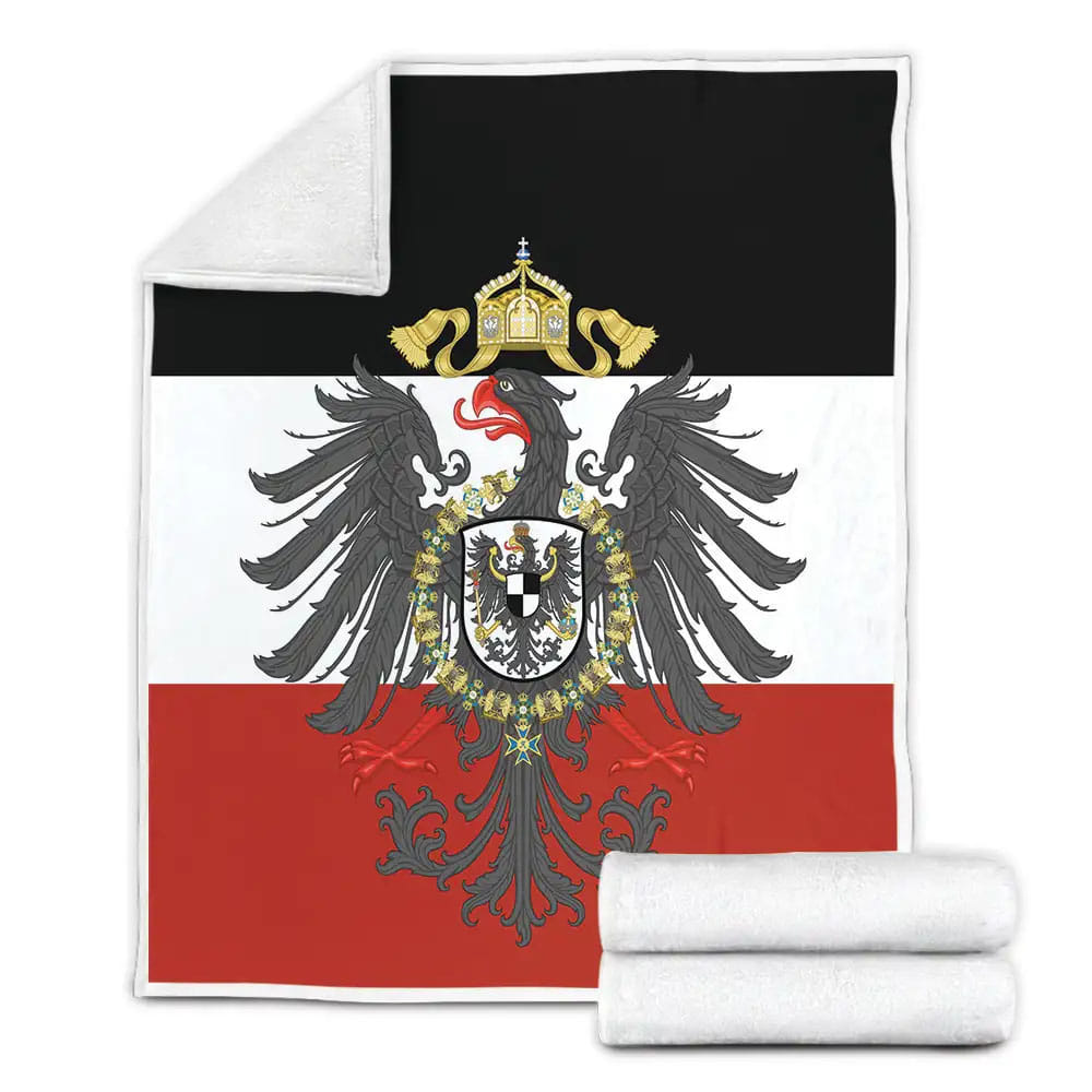 Imperial Germany Flag Great Gifts Fleece Blanket Perfect 