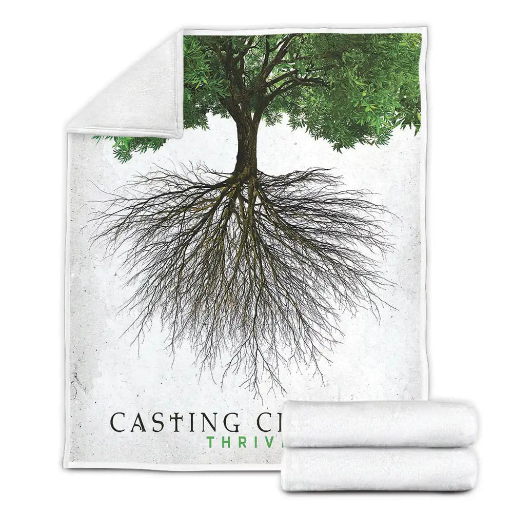 Casting Crowns Thrive Album Cover Fleece Blanket Perfect 