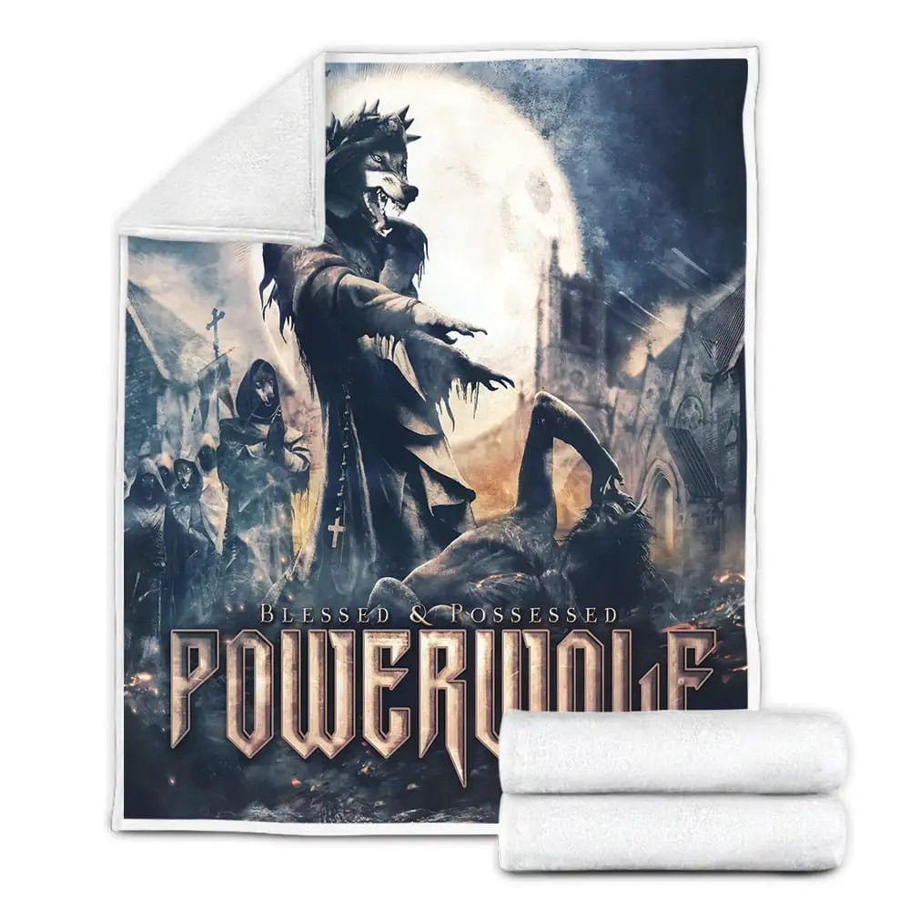 Possessed Band Powerwolf Fleece Blanket Gift For Wife Husband Besties