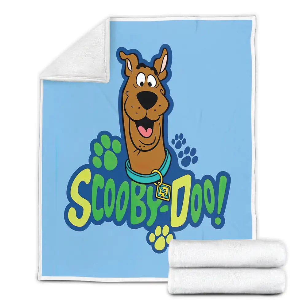 Scooby Doo Movies Beautiful Collar Fleece Blanket Perfect 