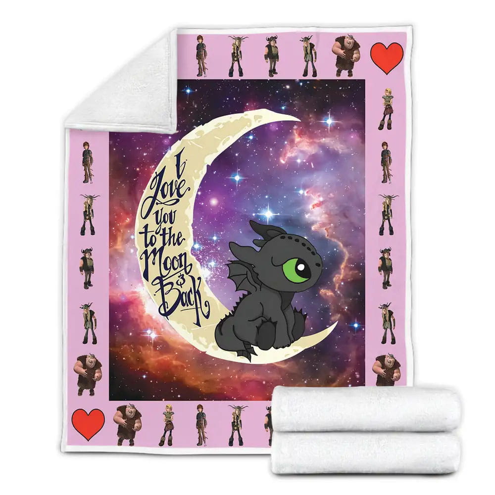 Toothless How To Train Your Dragon Fleece Blanket Perfect 