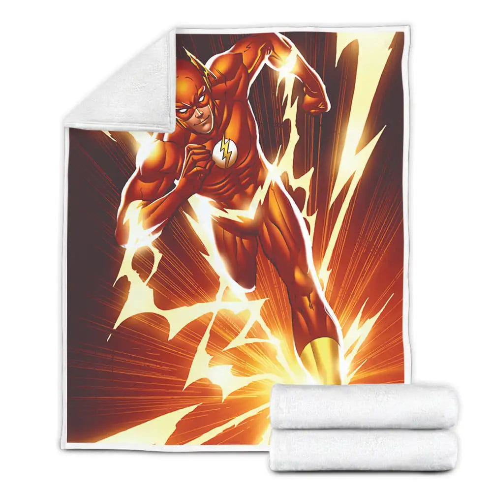 The Flash Fleece Blanket Gift For Christmas Thanksgiving Halloween