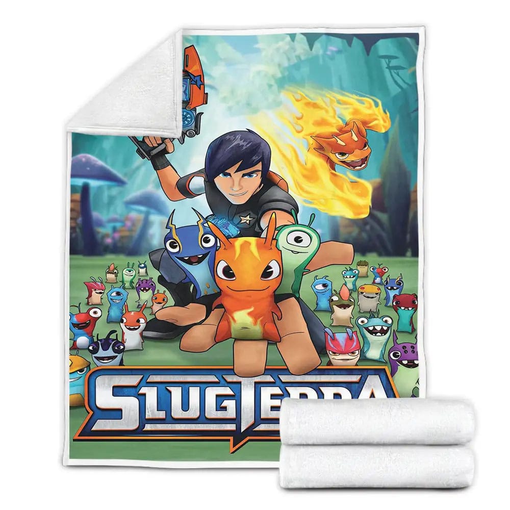 Slugterra The Main Poster Fleece Blanket Gift For Wife Husband Besties