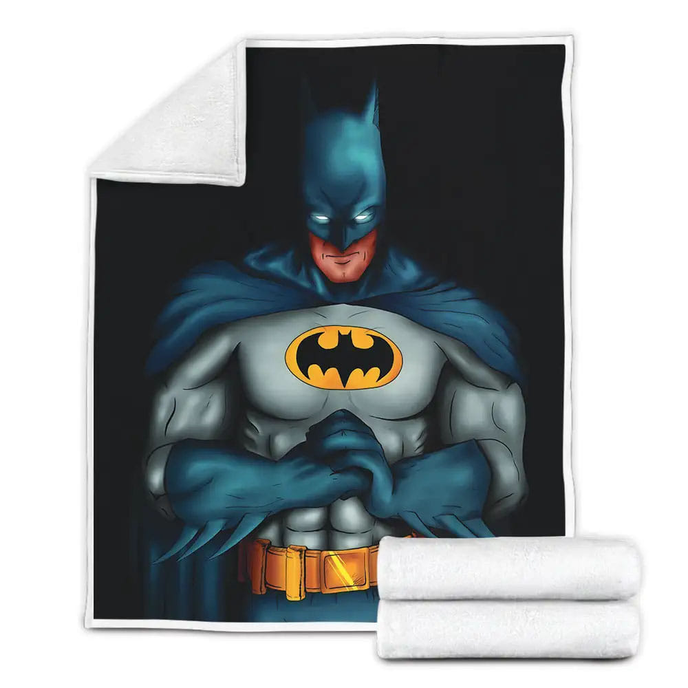Cartoon Movies The Batman Fleece Blanket Gift For Wife Husband Besties