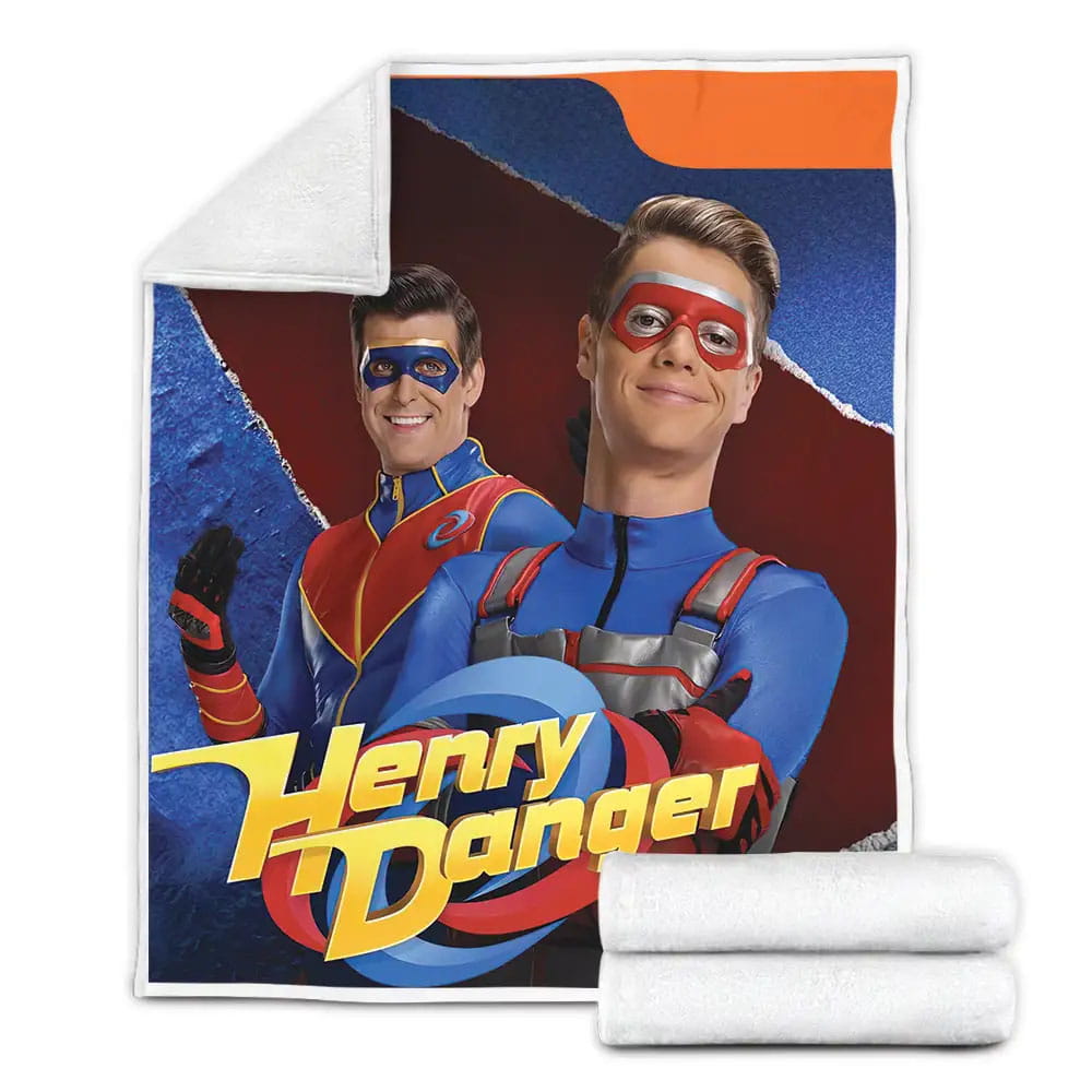 Henry Danger Movie Poster Fleece Blanket Gift For Wife Husband Besties