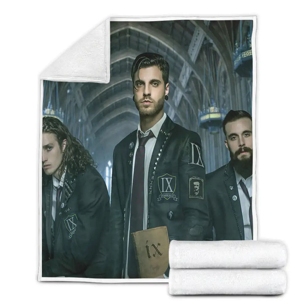Ice Nine Kills Band Palace Fleece Blanket Gift For Wife Husband Besties