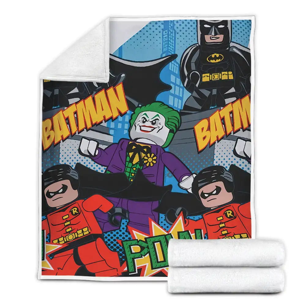 Lego Dc Superheroes Batman Dynamic Fleece Blanket Perfect 