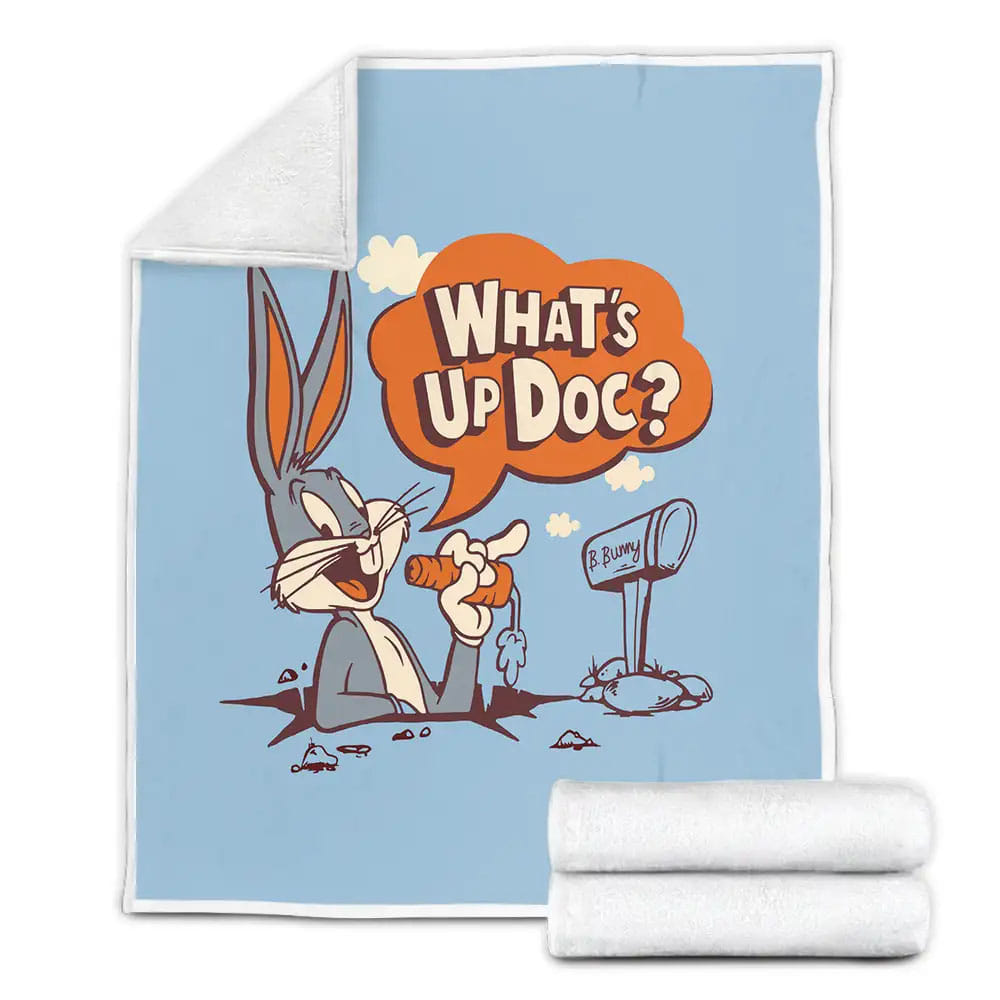 Bugs Bunny Whats Up Doc Fleece Blanket Gift For Wife Husband Besties