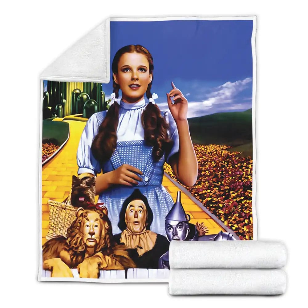 Blue Sky Photos Wizard Of Oz Movie Fleece Blanket Perfect 