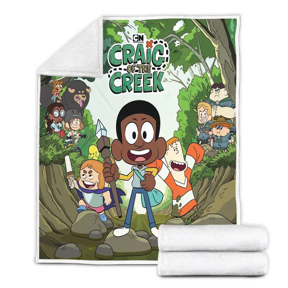 Craig Of The Creek Original Poster Fleece Blanket Perfect 