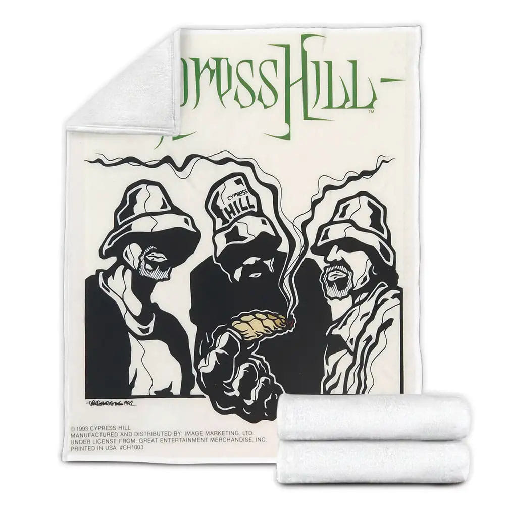 Cypress Hill Members And Smoke Art Fleece Blanket Perfect 
