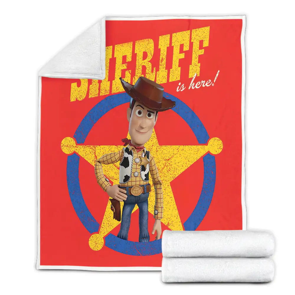 Toy Story Woody The Sheriff Is Heres Fleece Blanket Perfect 