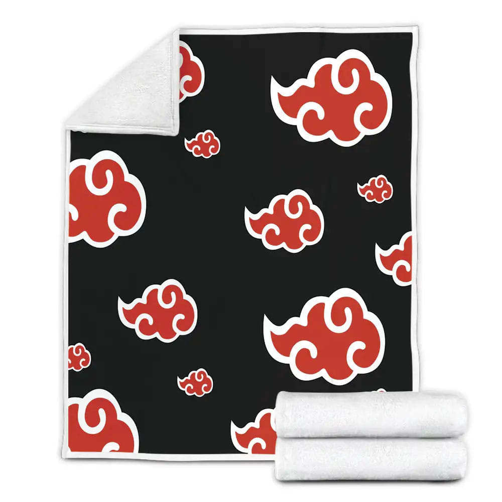 Naruto Logo Fleece Blanket Gift For Christmas Thanksgiving Halloween