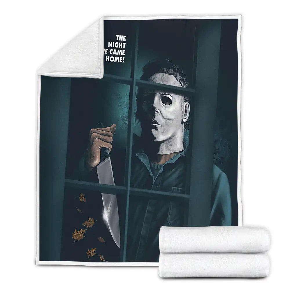 Michael Myers The Night He Came Home Fleece Blanket Perfect 