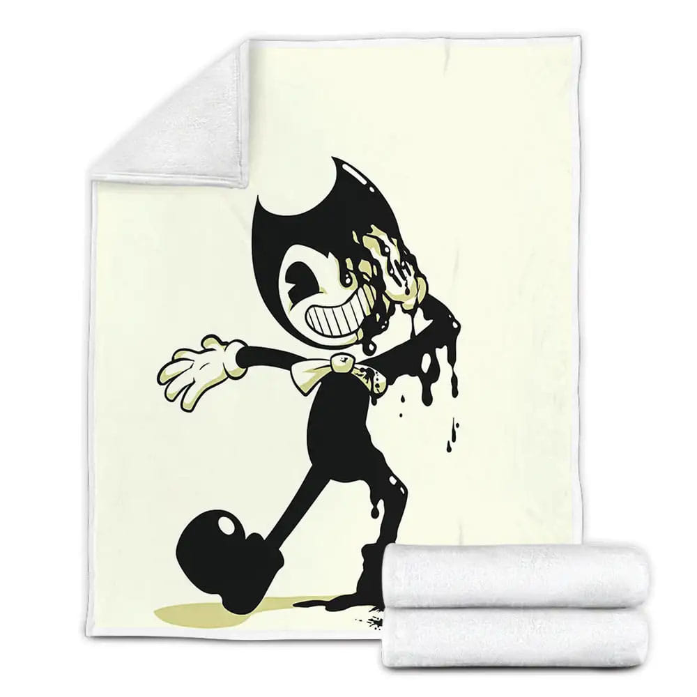 Bendy And The Ink Machine Video Game Fleece Blanket Perfect 