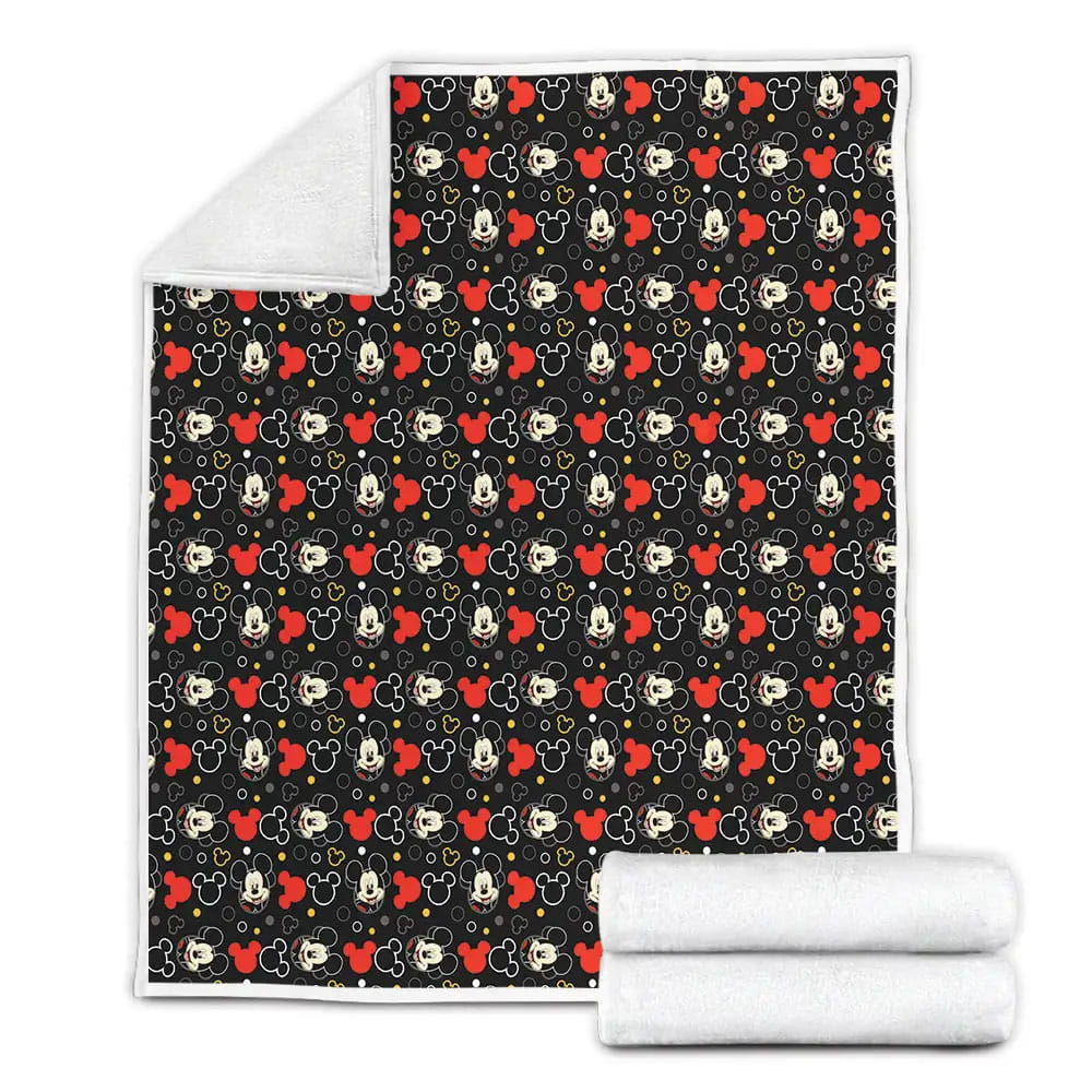 Disney Mickey Mouse Custom Fleece Blanket Gift For Wife Husband Besties