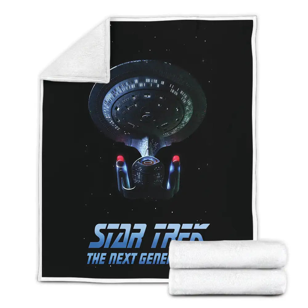 Star Trek Starship In Space Fleece Blanket Gift For Wife Husband Besties