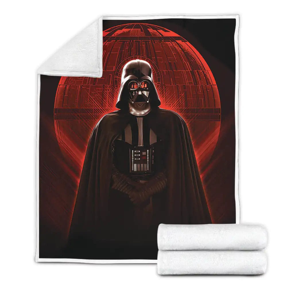 Star Wars Darth Vader And Death Stars Fleece Blanket Perfect 