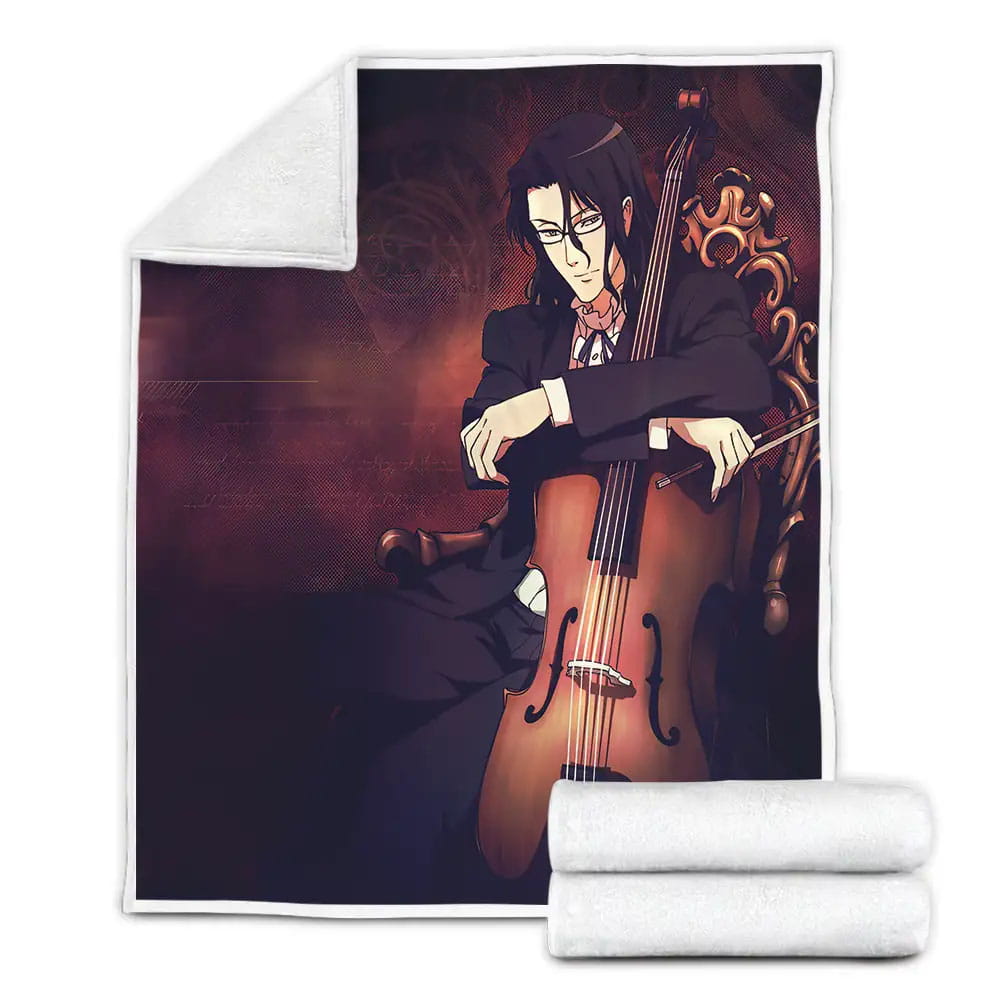 The Blood+ Anime  Hagi And His Cello Fleece Blanket Perfect 