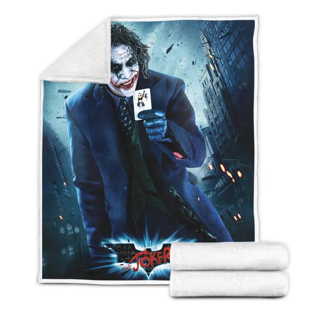 Joker Fleece Blanket Gift For Birthday Halloween Christmas Thanksgiving