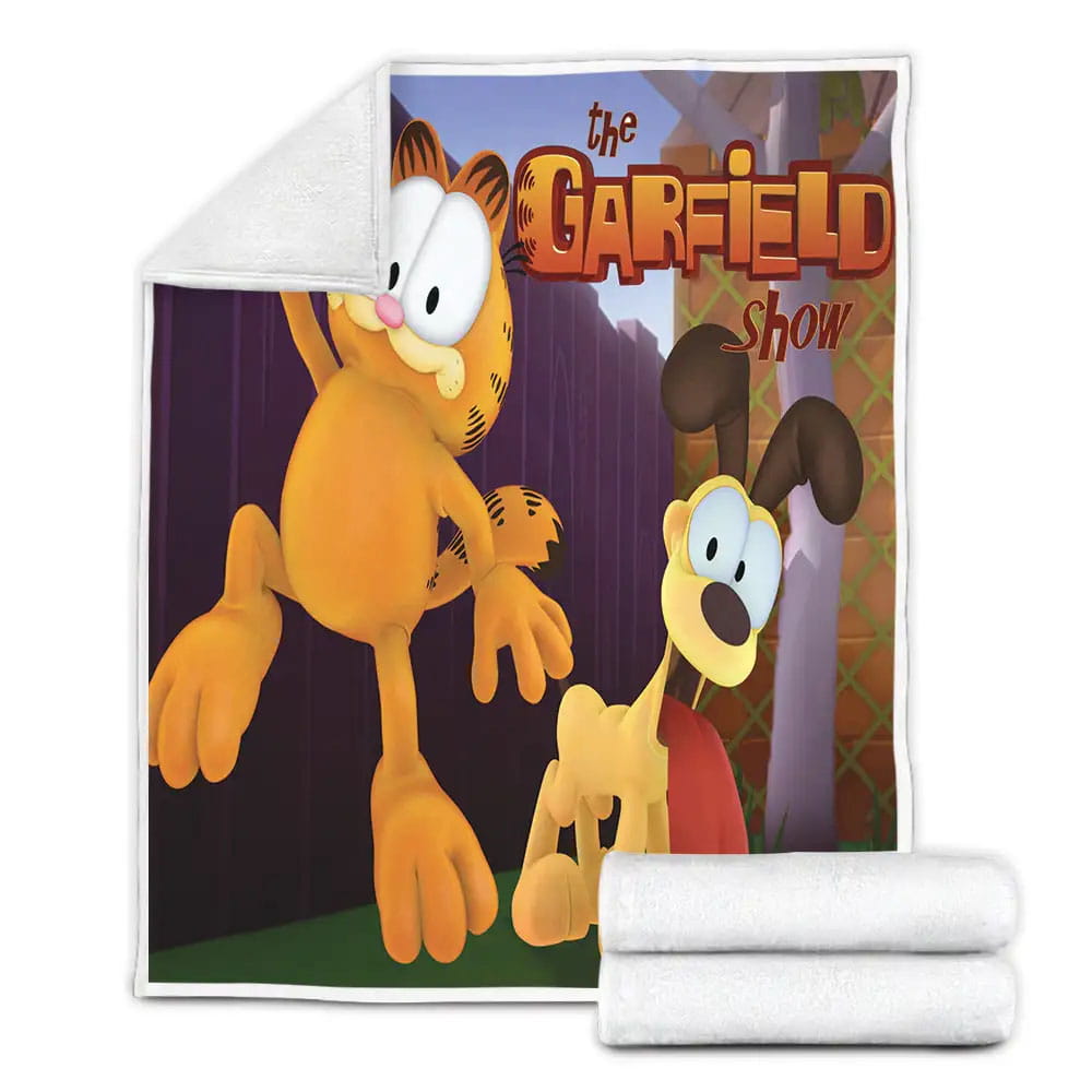 Cartoon Movies The Garfield Show V 3D Fleece Blanket Perfect 