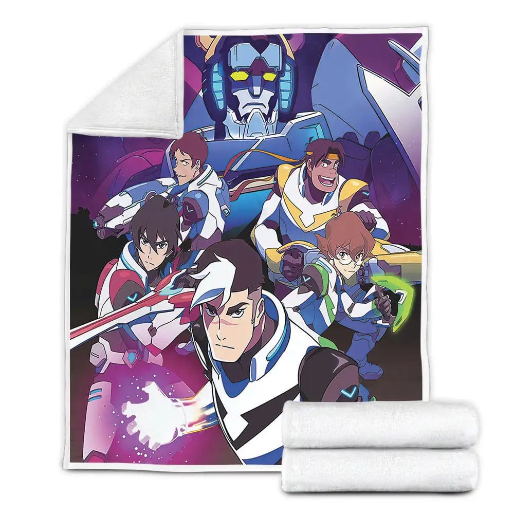 Voltron Legendary Defender The Poster Fleece Blanket Perfect 