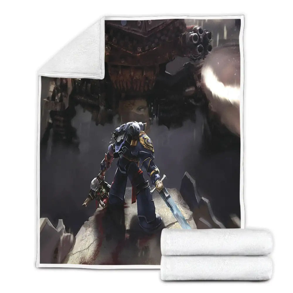 Warhammer 40000 Dawn Of War Fleece Blanket Gift For Wife Husband Besties