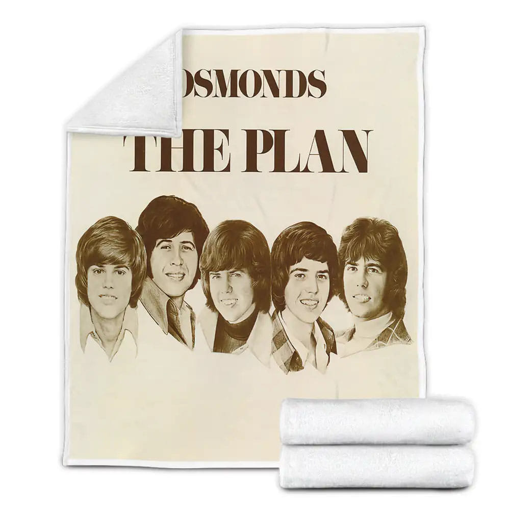 Merrill Osmond Band The Plan Fleece Blanket Gift For Wife Husband Besties