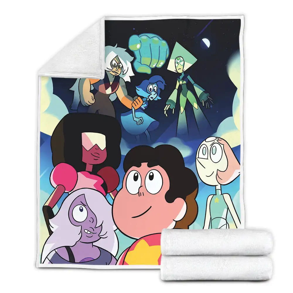 Steven Universe Movie Poster Fleece Blanket Gift For Wife Husband Besties