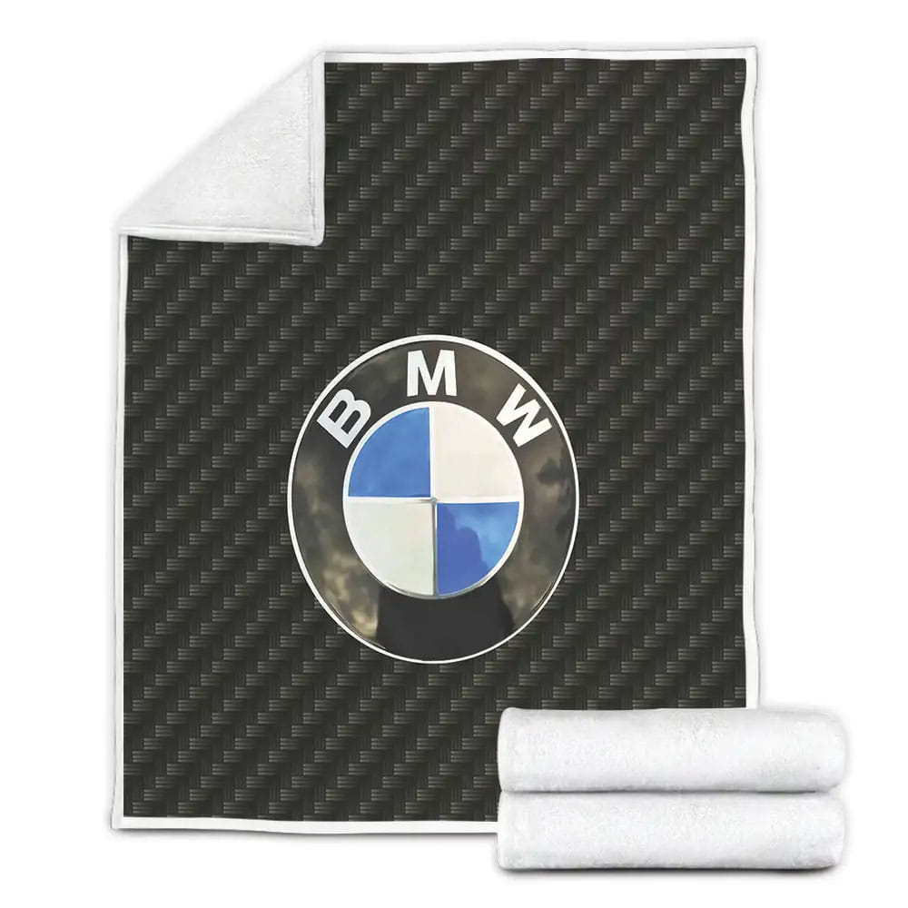 Luxury Background Bmw Design Fleece Blanket Gift For Wife Husband Besties