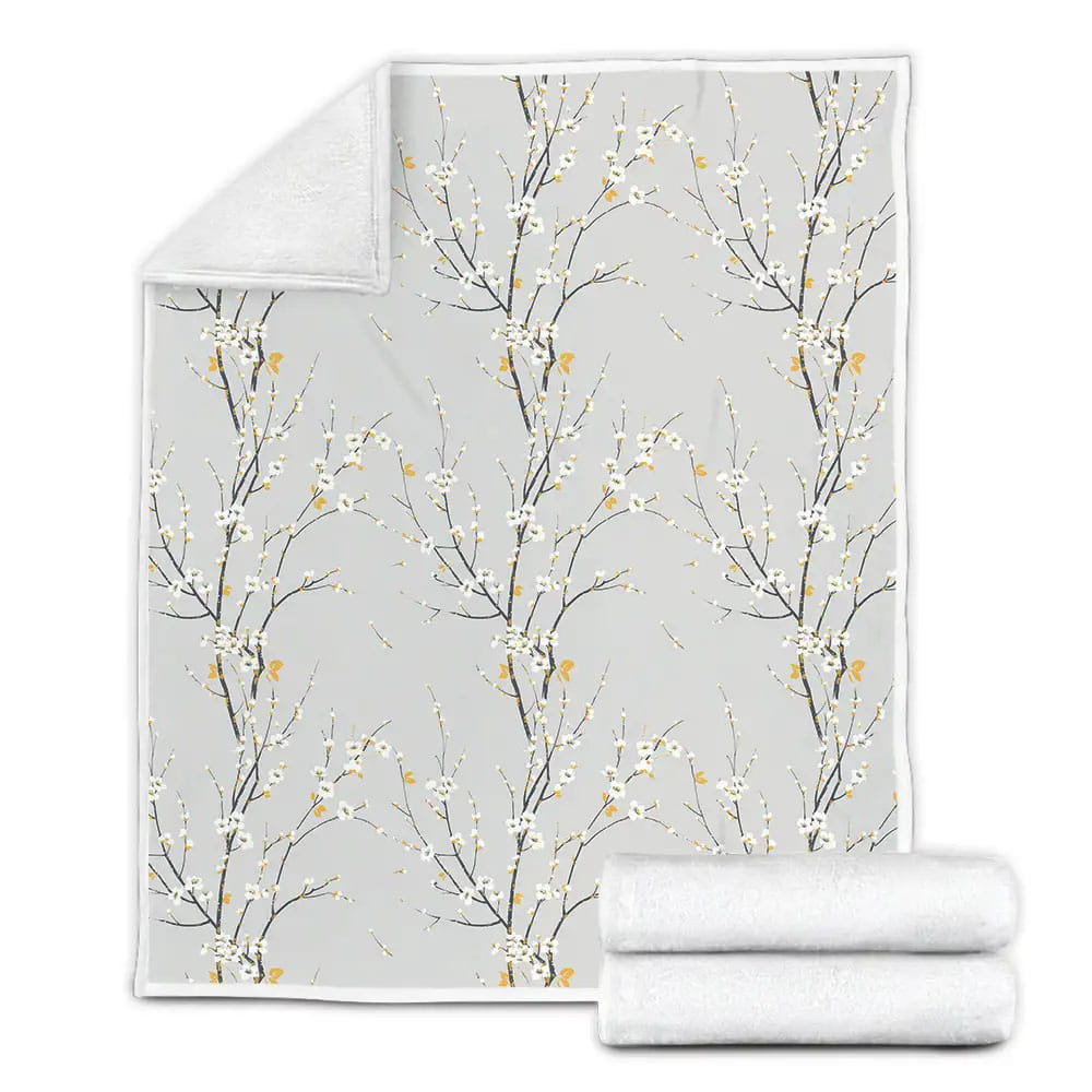 Bedsure Spring Bloom Pattern Fleece Blanket Gift For Wife Husband Besties