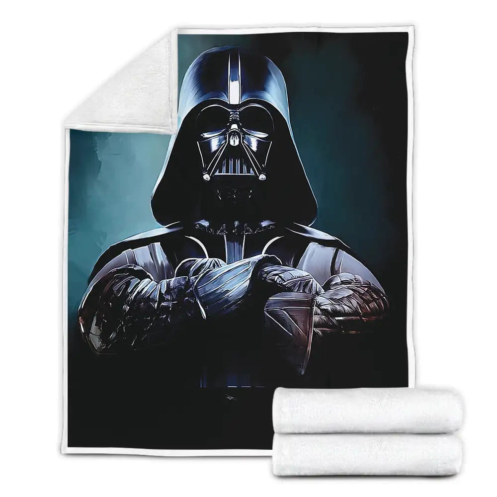 Star Wars Darth Vader Portrait Painting Fleece Blanket Perfect 