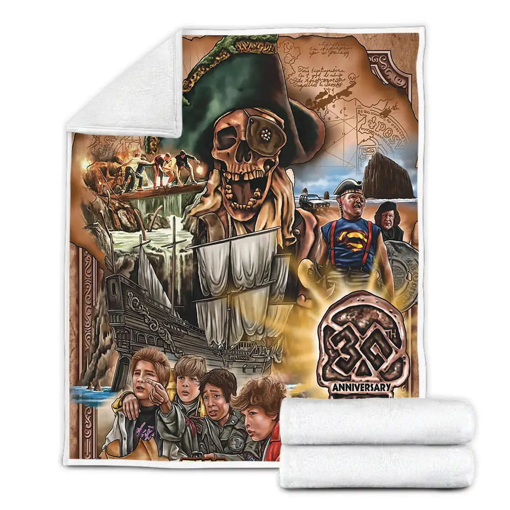 The Goonies Movie Digital Art Fleece Blanket Gift For Wife Husband Besties