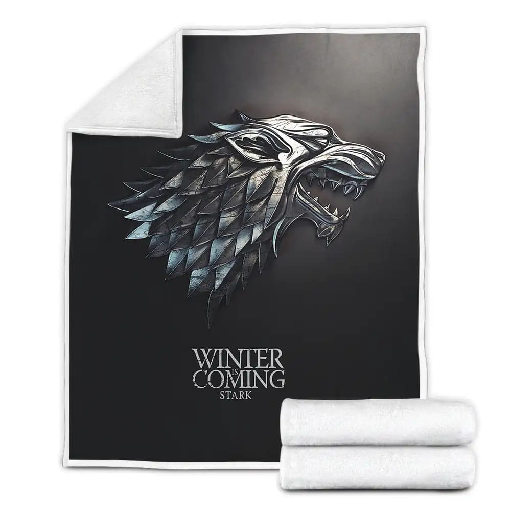 Game Of Thrones Winter Is Coming Custom Fleece Blanket Perfect 
