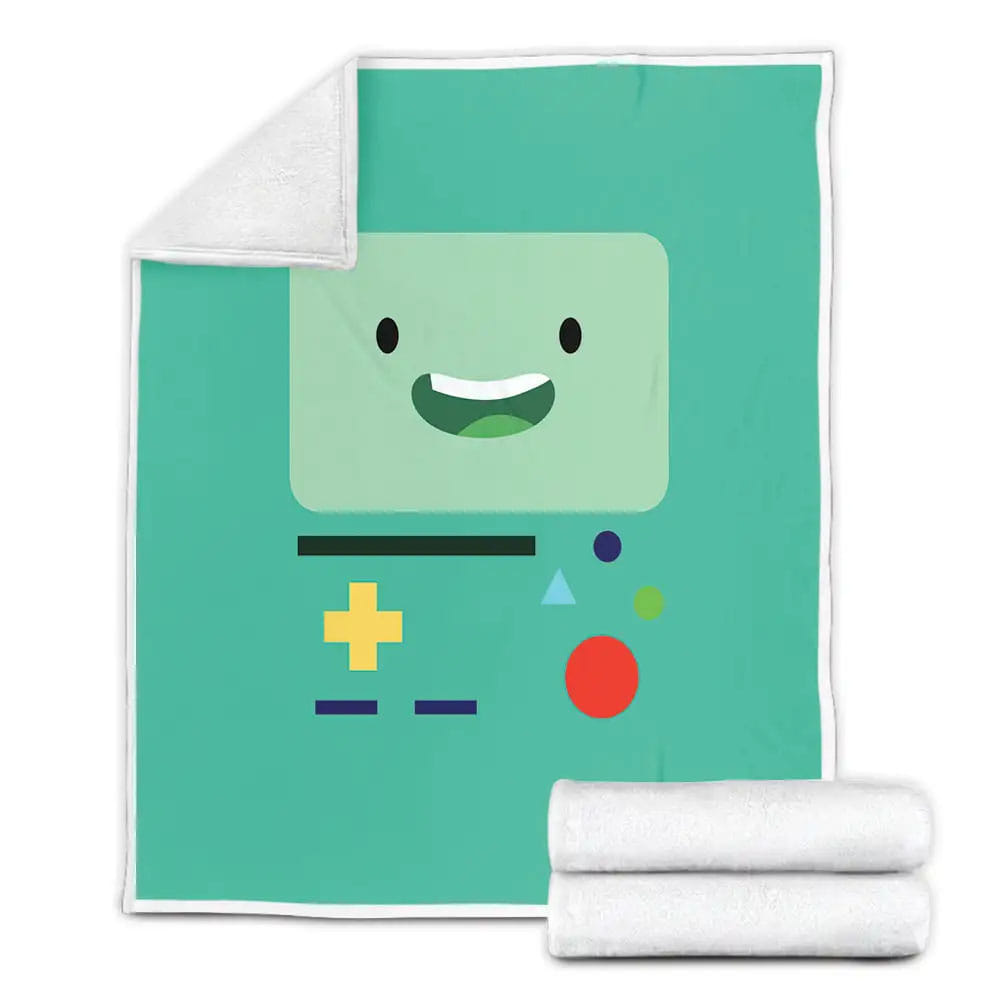 Adventure Time Fleece Blanket Gift For Christmas Thanksgiving Halloween