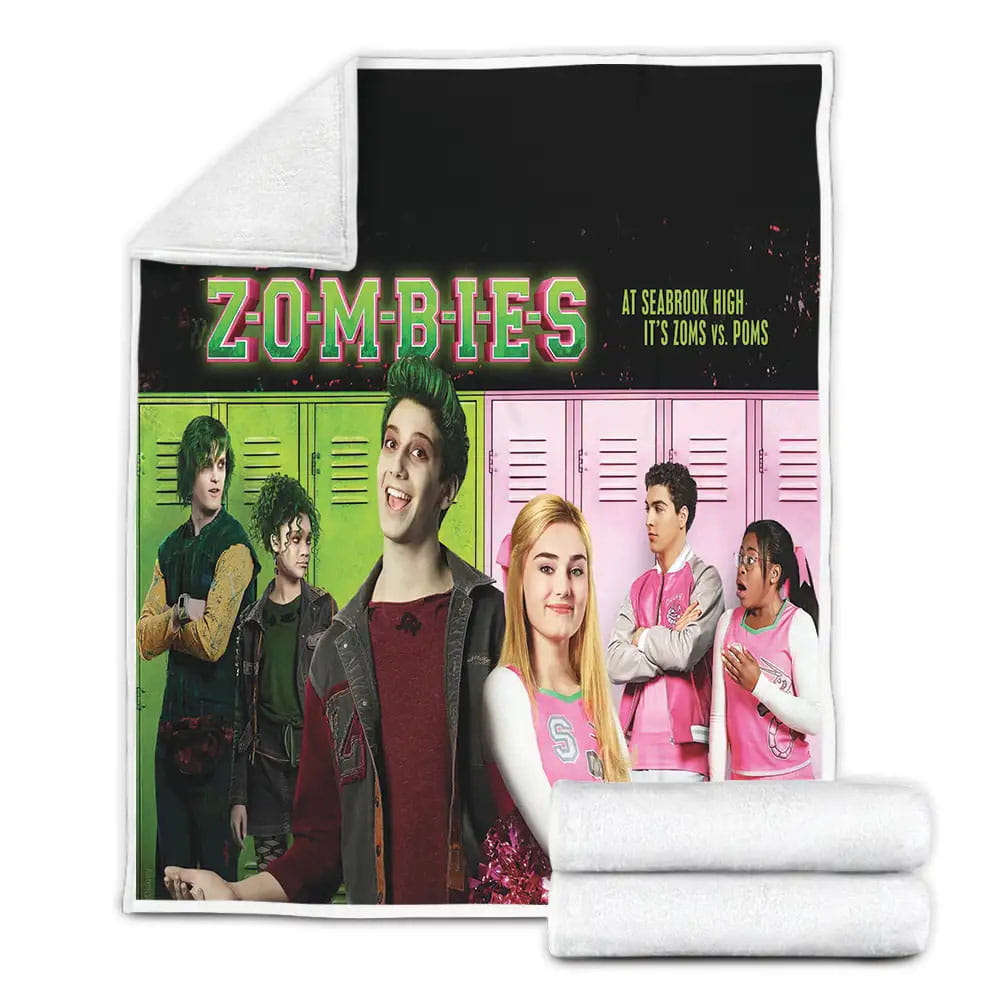 Disney Zombies Fleece Blanket Gift For Christmas Thanksgiving Halloween
