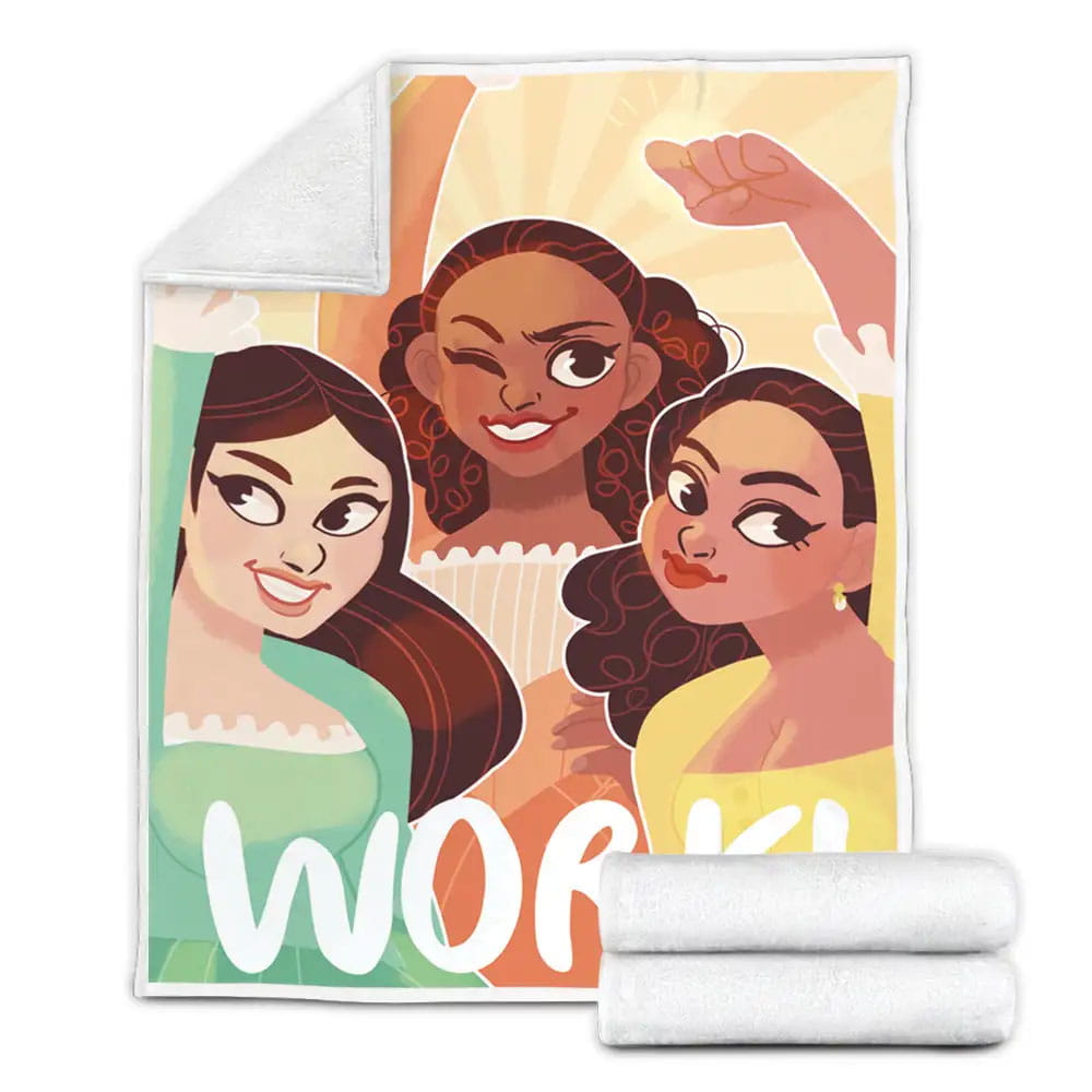 Hamilton The Schuyler Sisters Fleece Blanket Gift For Wife Husband Besties