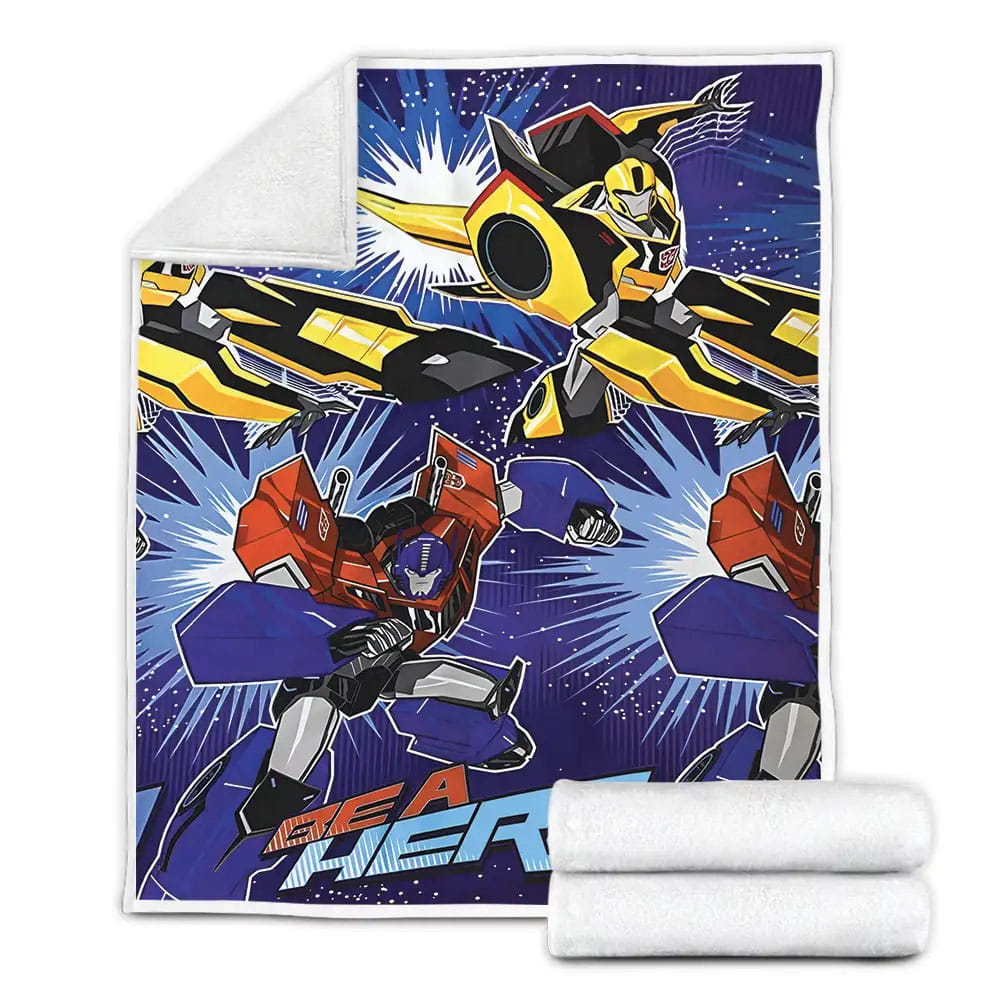 Transformers Duvet  Hero  Transformers Fleece Blanket Perfect 