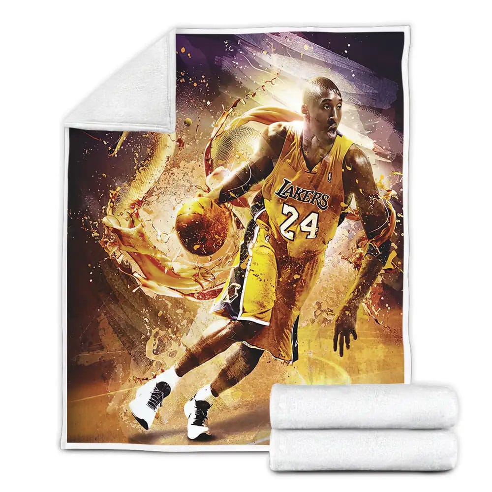 Kobe Bryant Is The Black Mamba Fleece Blanket Gift For Wife Husband Besties