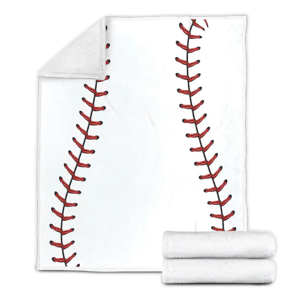 Baseball Fleece Blanket Gift For Birthday Halloween Christmas Thanksgiving