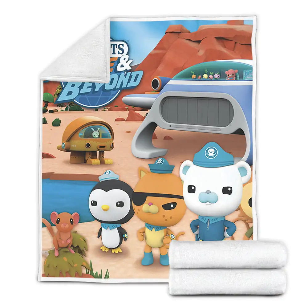 The Octonauts Season Six Poster Fleece Blanket Gift For Wife Husband Besties