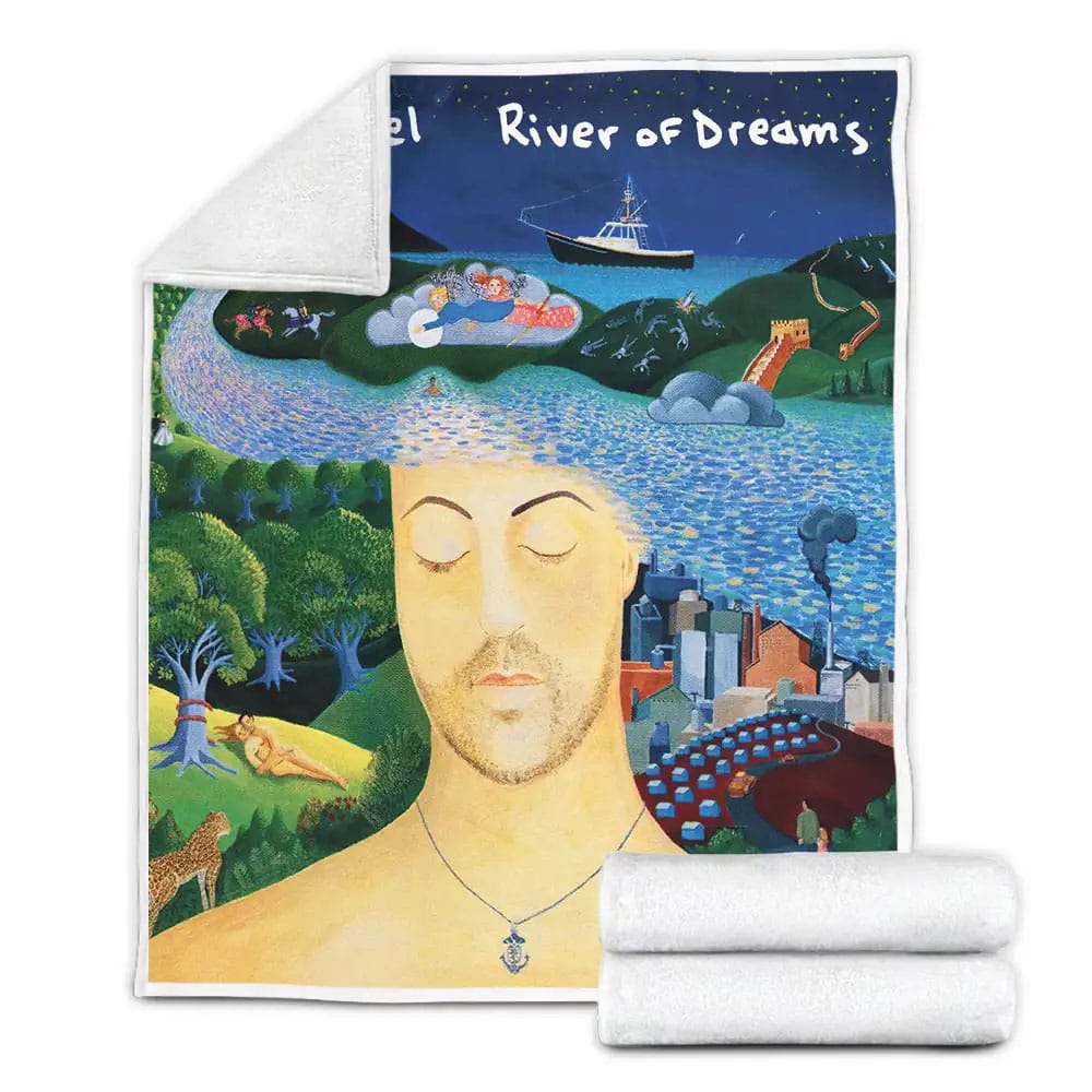 Billy Joel River Of Dreams Art Fleece Blanket Gift For Wife Husband Besties
