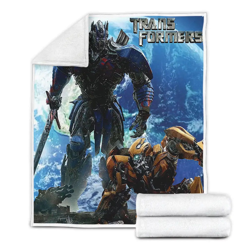 Transformer Full Fleece Blanket Gift For Christmas Thanksgiving Halloween