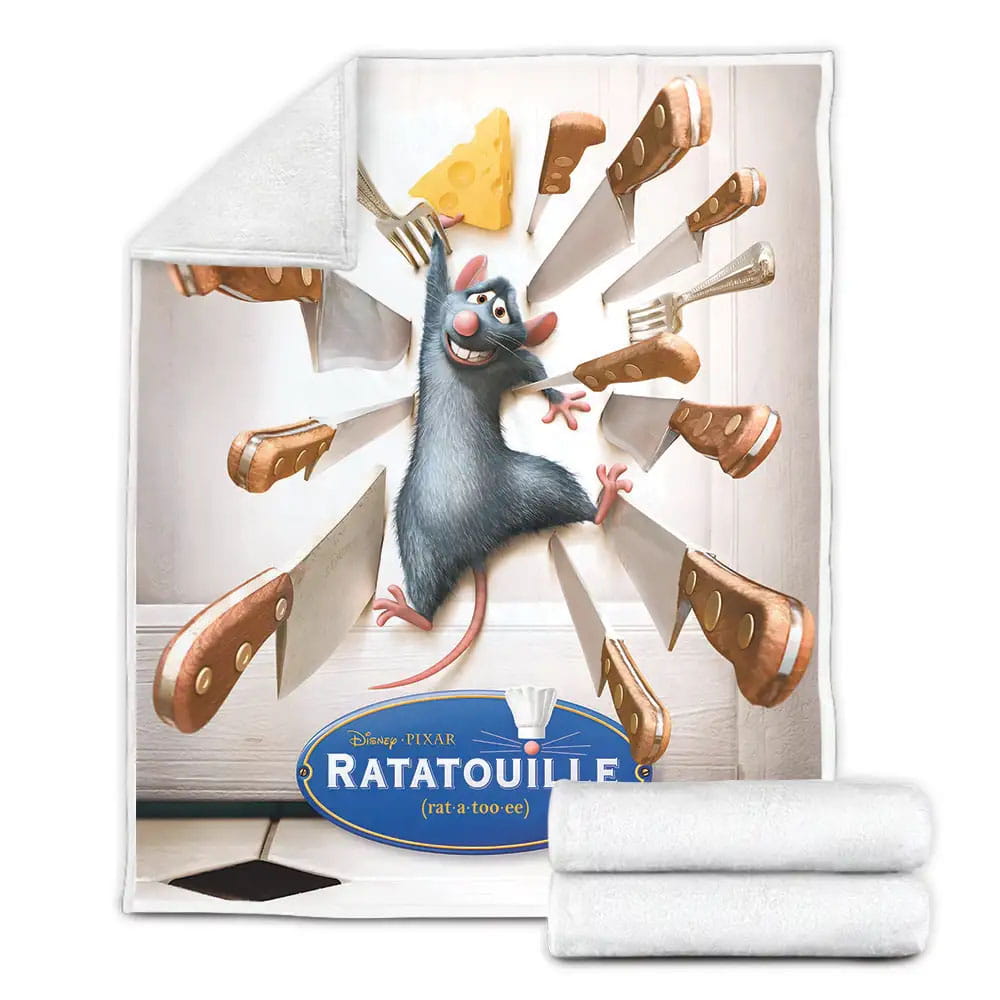 Ratatouille Remy Fleece Blanket Gift For Christmas Thanksgiving Halloween