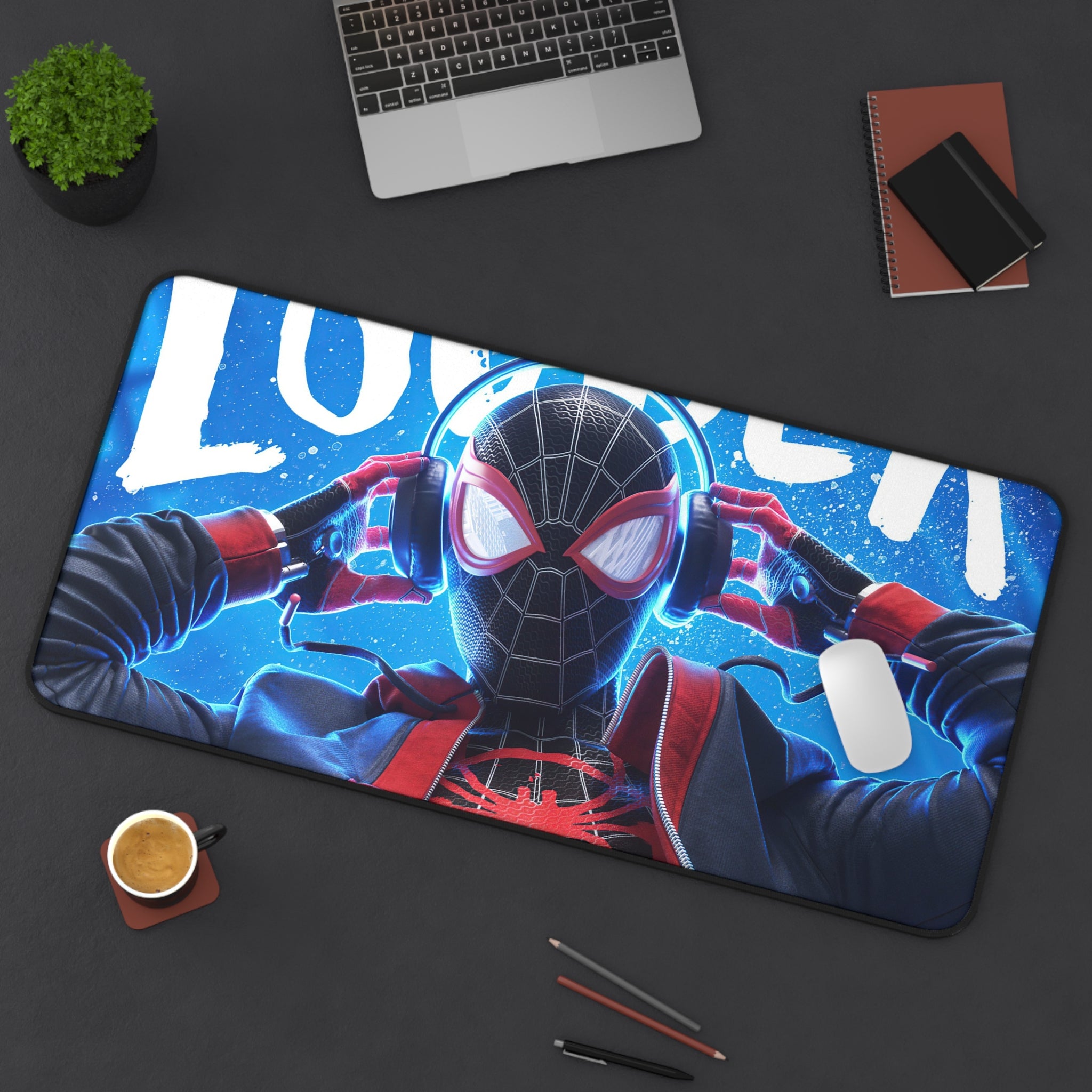 Allleftout Spiderman Loader Desk Mat, Gaming Keyboard Mat, Mousepad Large