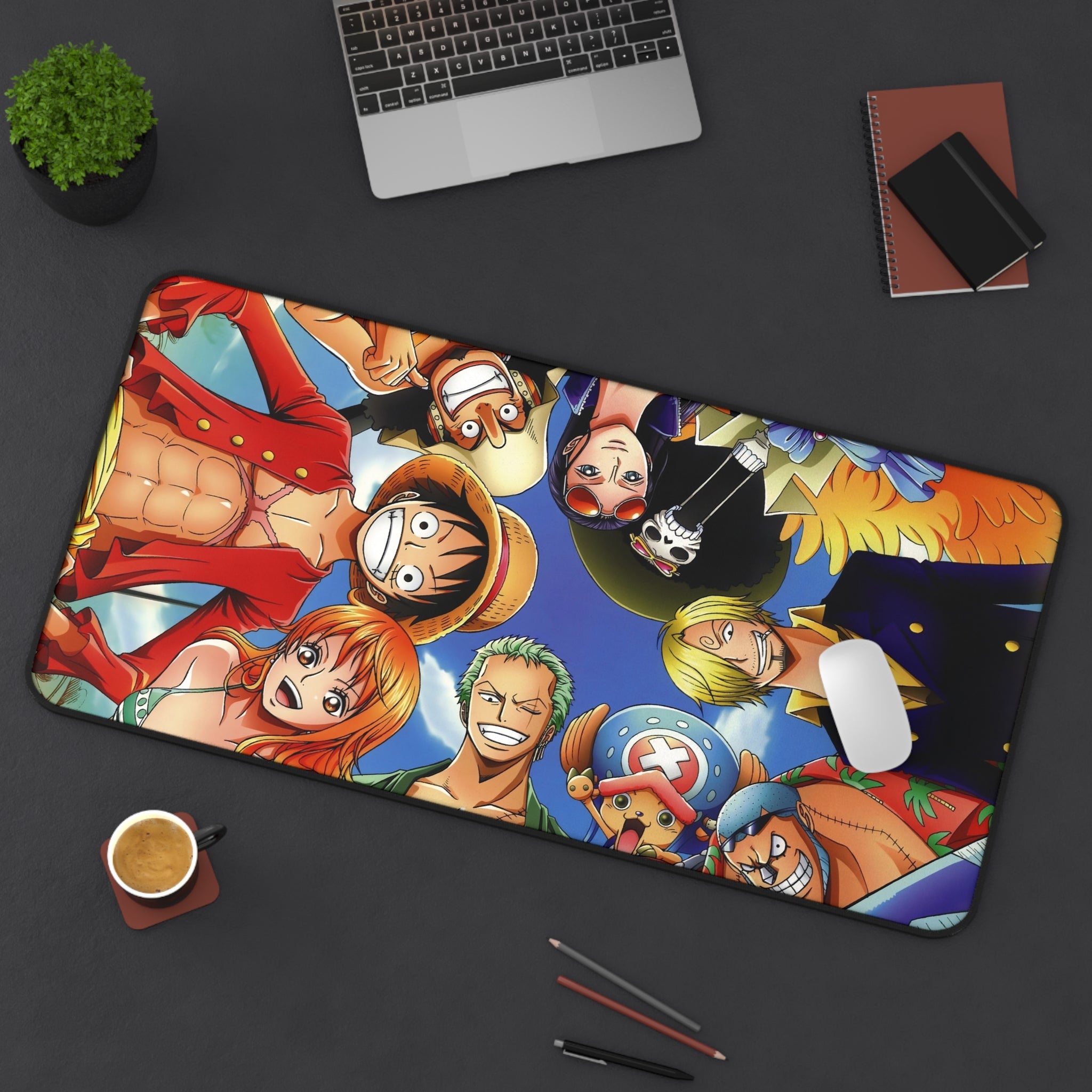 Allleftout Characters From One Piece Desk Mat, Gaming Keyboard Mat, Mousepad Large, Xxl Extended Deskpad Mouse Pad
