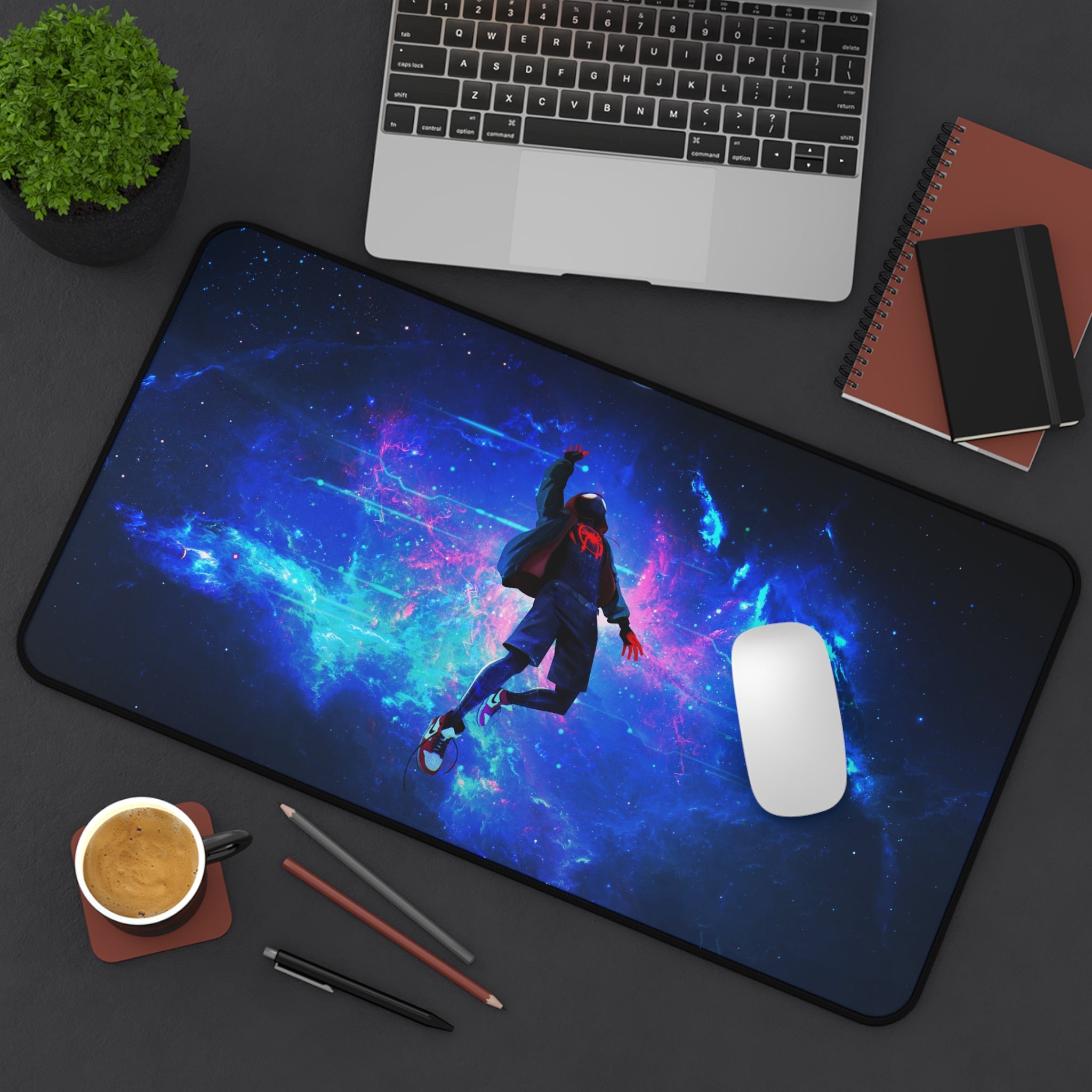 Allleftout Miles Morales Desk Mat, Deskmat Xl, Gaming Keyboard Mat, Mousepad Large, Xxl Extended Deskpad Mouse Pad, Large Gaming Mousepad