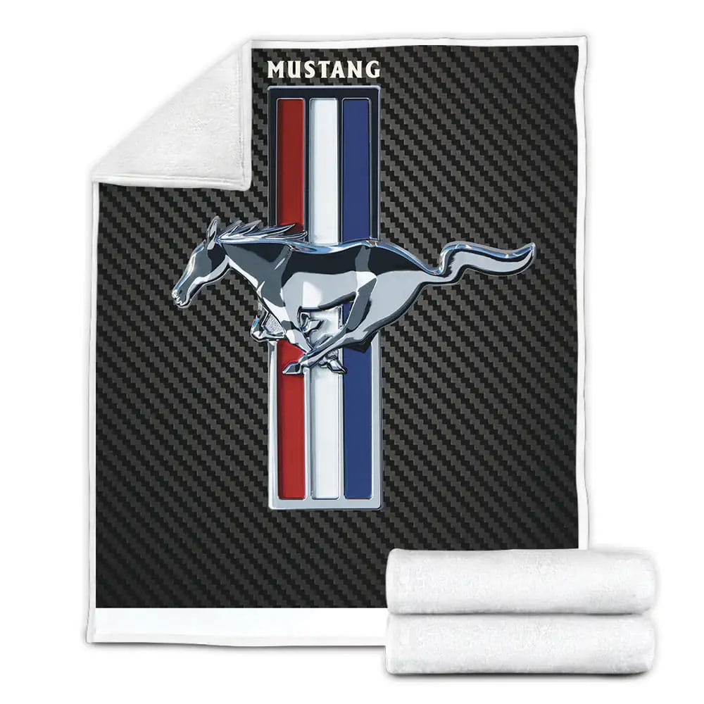 The Ford Mustang Fleece Blanket Gift For Christmas Thanksgiving Halloween