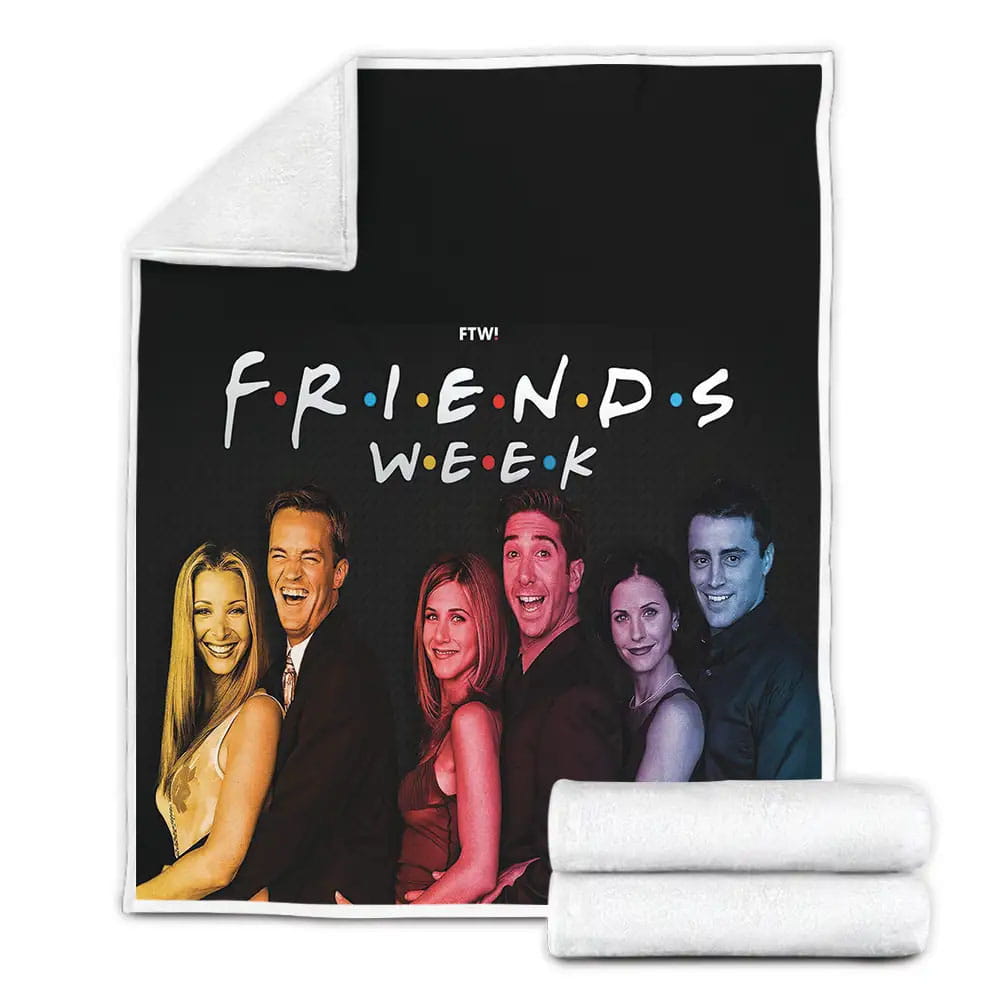 Friends Week Digital Photograph Fleece Blanket Gift For Wife Husband Besties